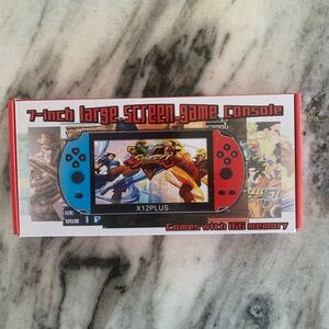 7-Inch Large Screen Game Console - Red and Blue